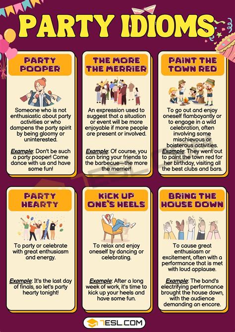 15 Party Idioms: Idioms Related to Party with Meanings and .